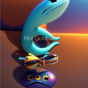 Mini Octopus Personal Massager — Purple Silicone